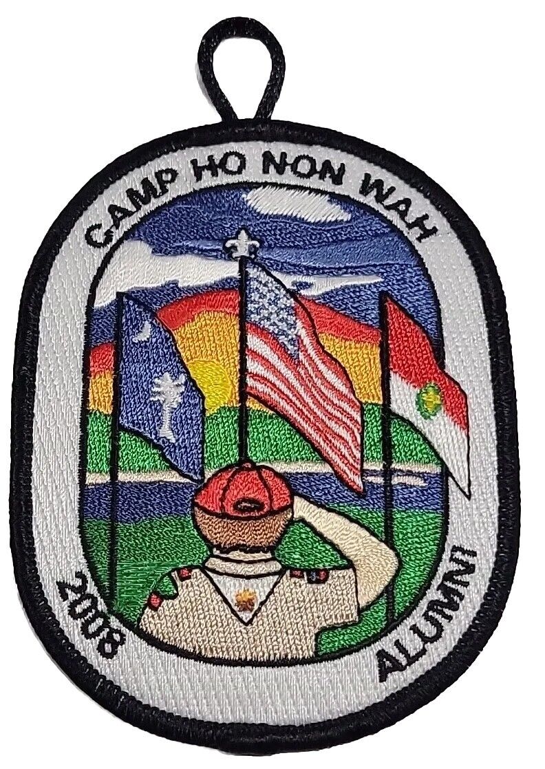 2008 Camp Ho Non Wah Alumni Patch, Coastal Carolina Council, SC 1101