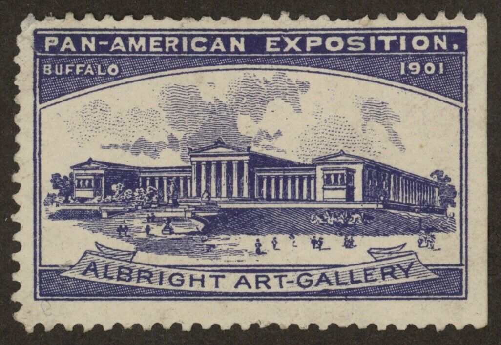 1901 Pan American Exposition BC23 BLUE M NG Albright Cincerella Stamp Am Expo