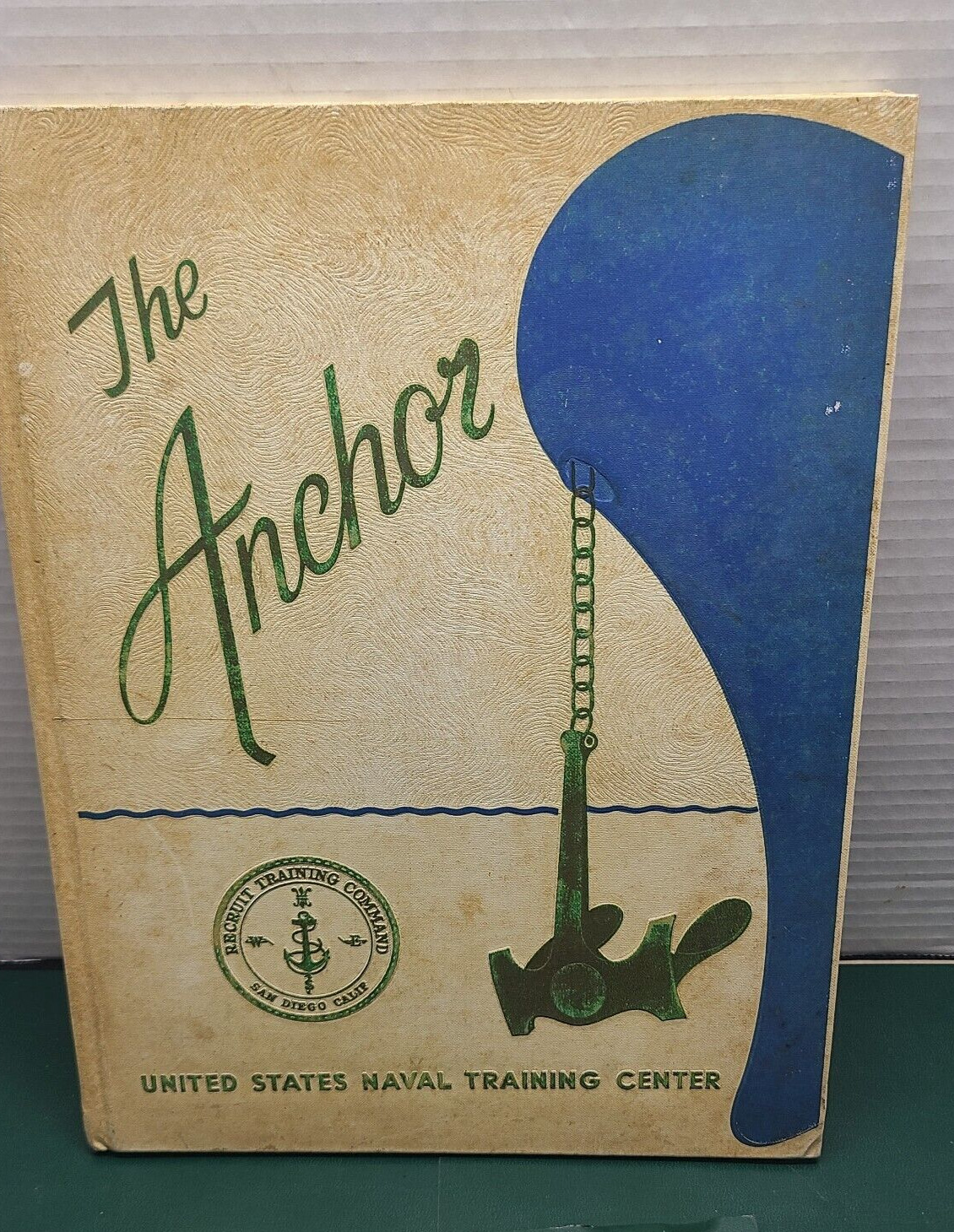 Vtg. Navy The Anchor United States Naval Training Center Yearbook Military