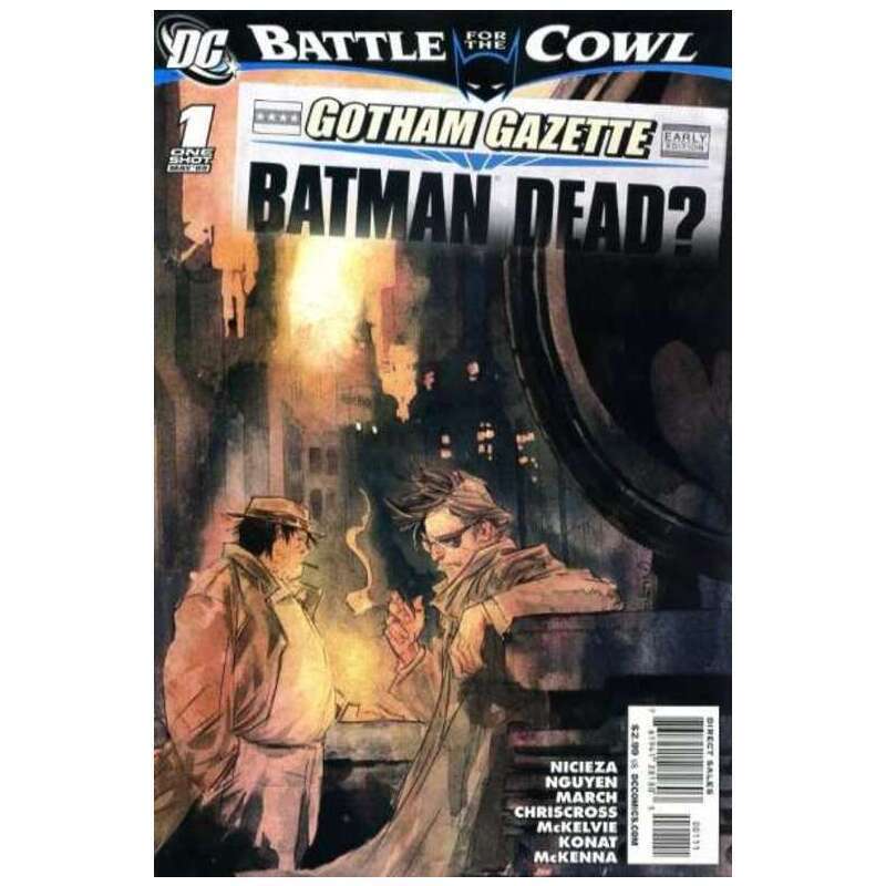 Gotham Gazette: Batman Dead? #1 in Near Mint condition. DC comics [s*