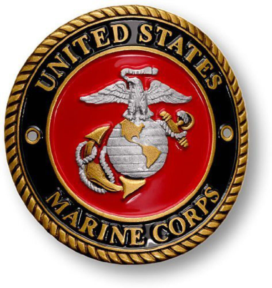 NEW U.S. Marine Corps Hiking Stick Medallion.