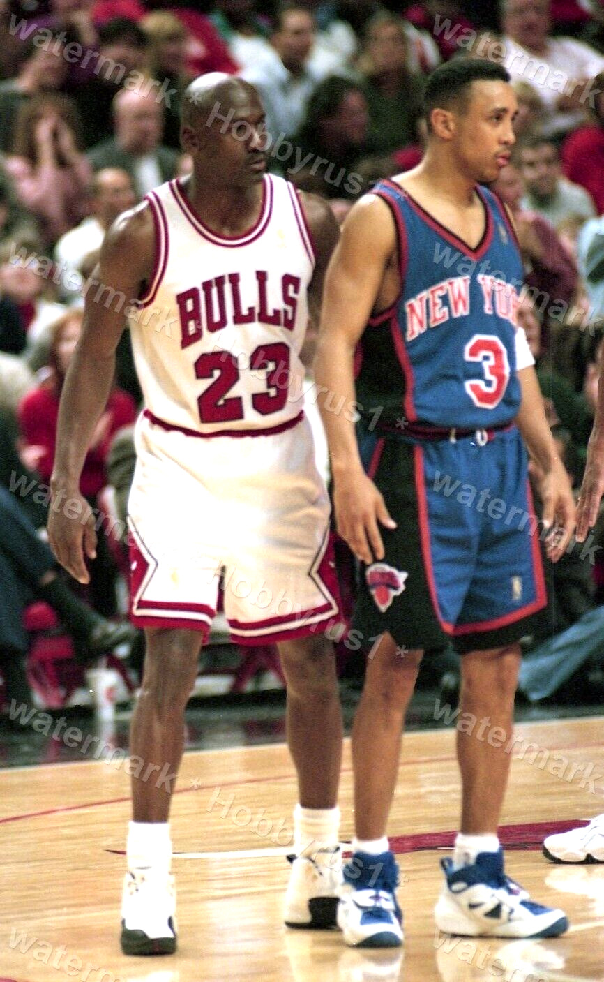 MICHAEL JORDAN JOHN STARKS Chicago Bulls NBA Original 35mm Color Negative Slide