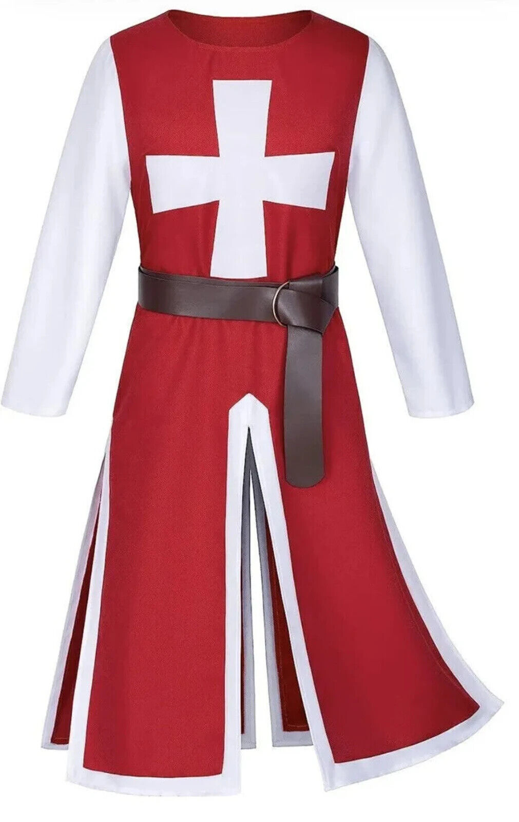Medieval Crusader Knights Templar Tunic Costumes, Halloween cosplay Costume
