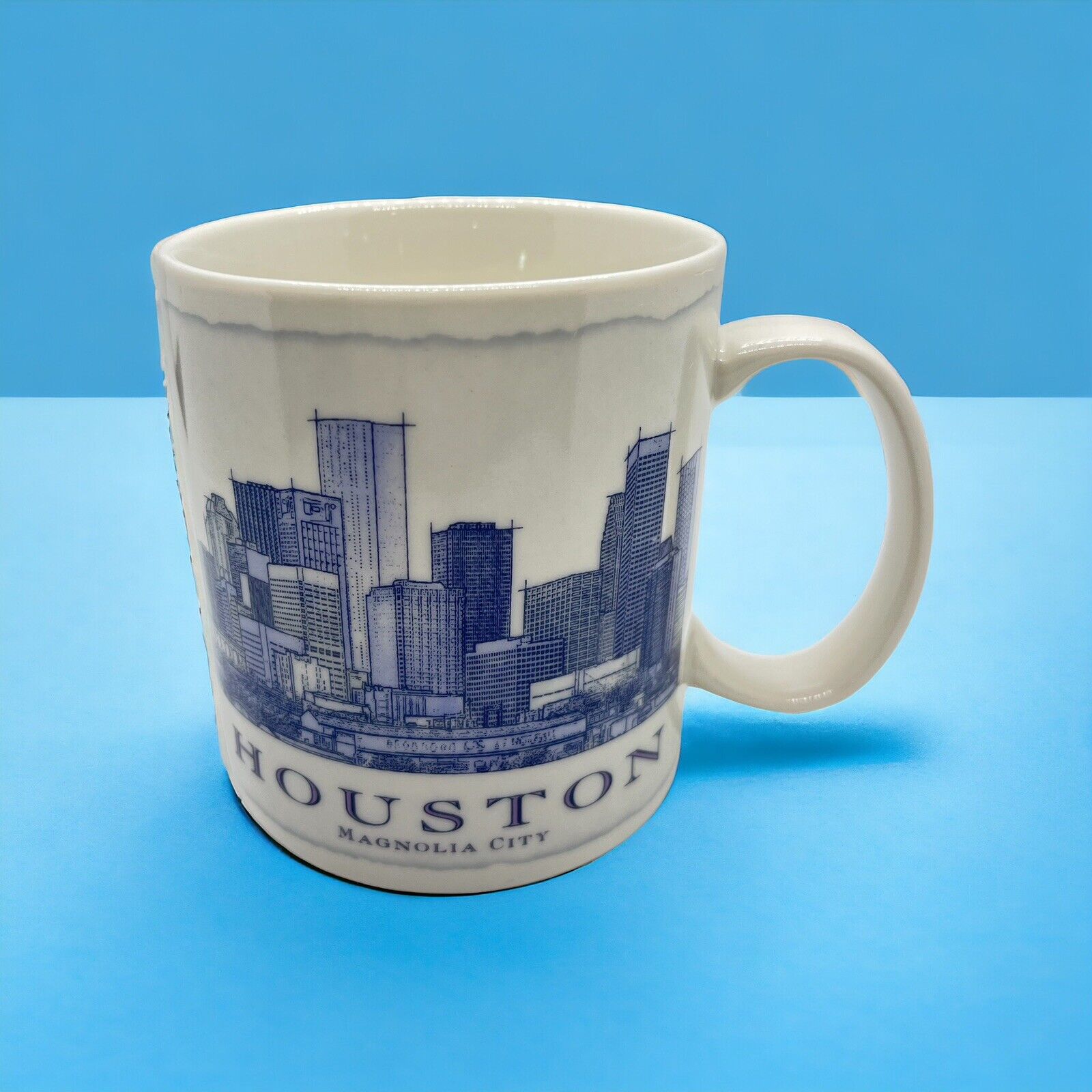 Starbucks HOUSTON City Skyline Architecture Series Coffee Mug Cup 2008