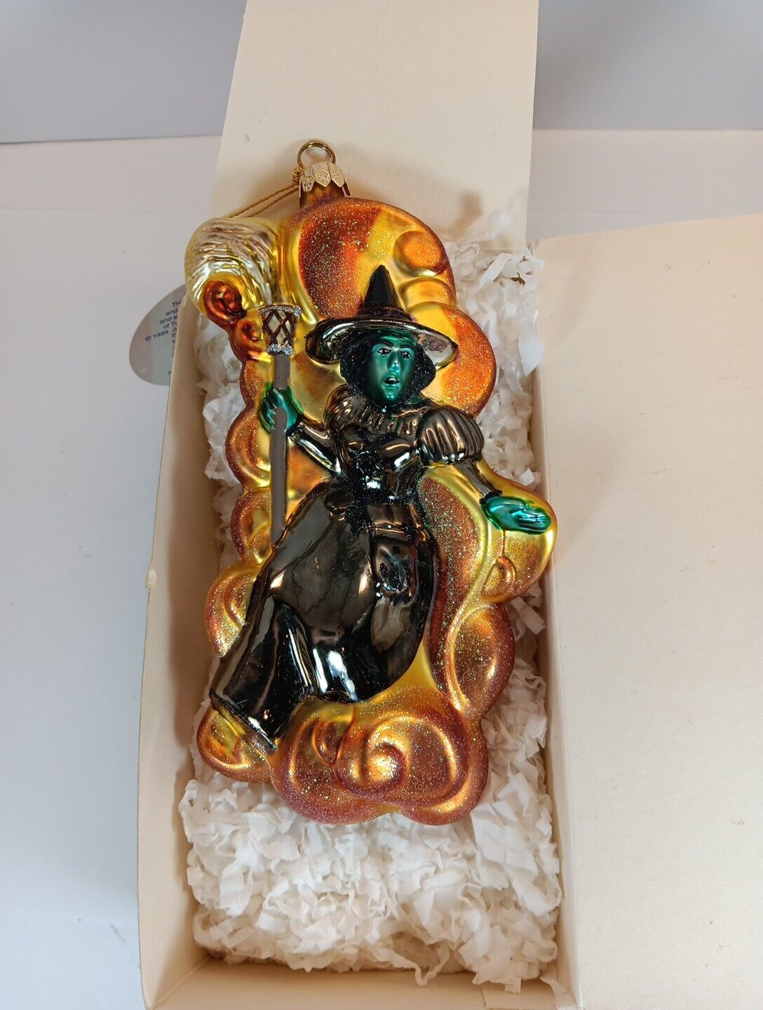 VTG Kurt Adler Polonaise Hand Blown Ornament Wicked Witch Of The West AP 1190