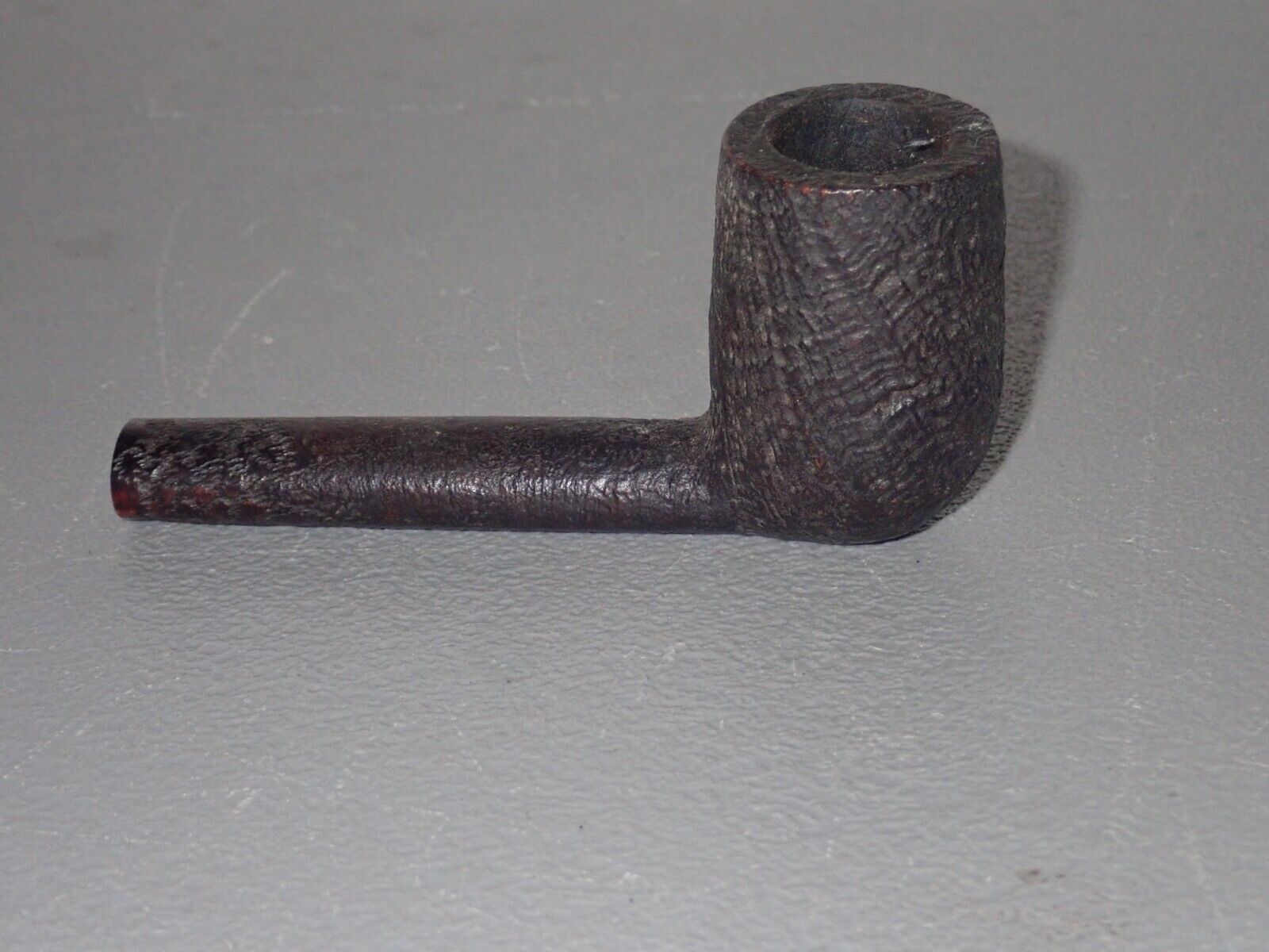 Barling 5579 Rusticated Lumberman Pipe, TVF London England, No Stem, Read