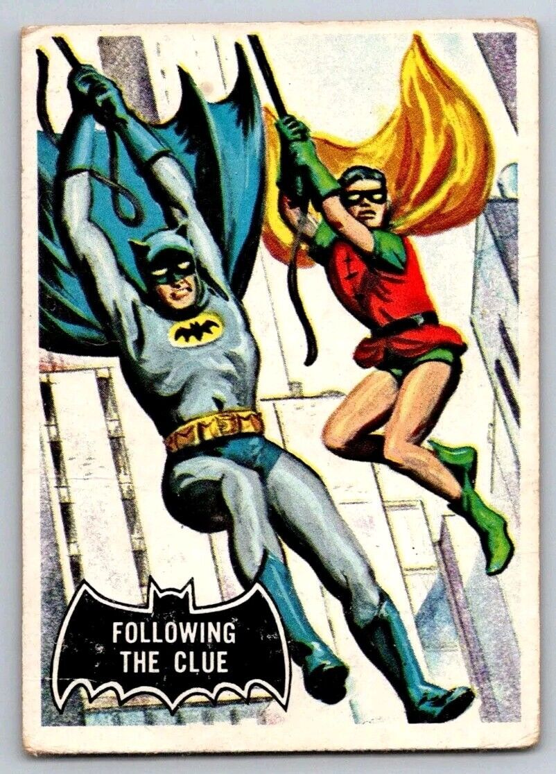 1966 Topps Batman Black Bat - #40 - Following The Clue ()