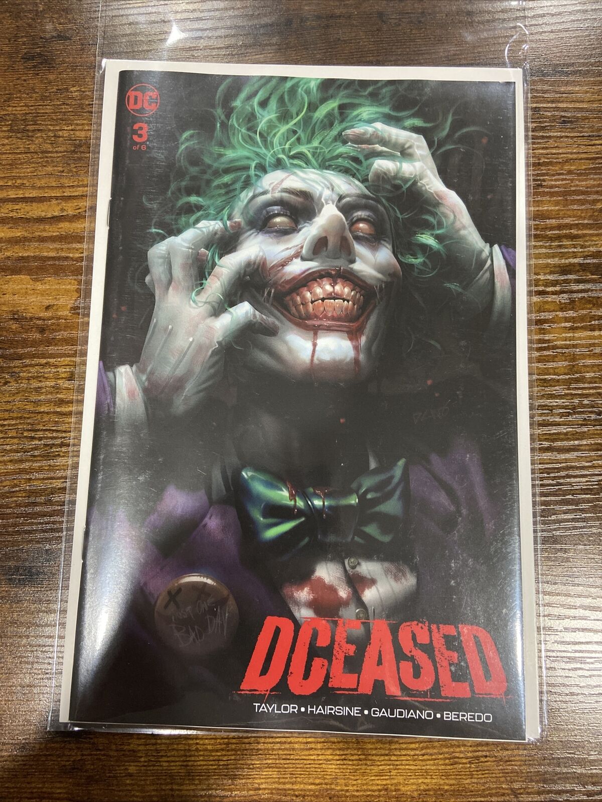 DCeased #3 * NM+ * Derrick Chew Joker Trade Dress Zombie Variant 🔥🔥🔥