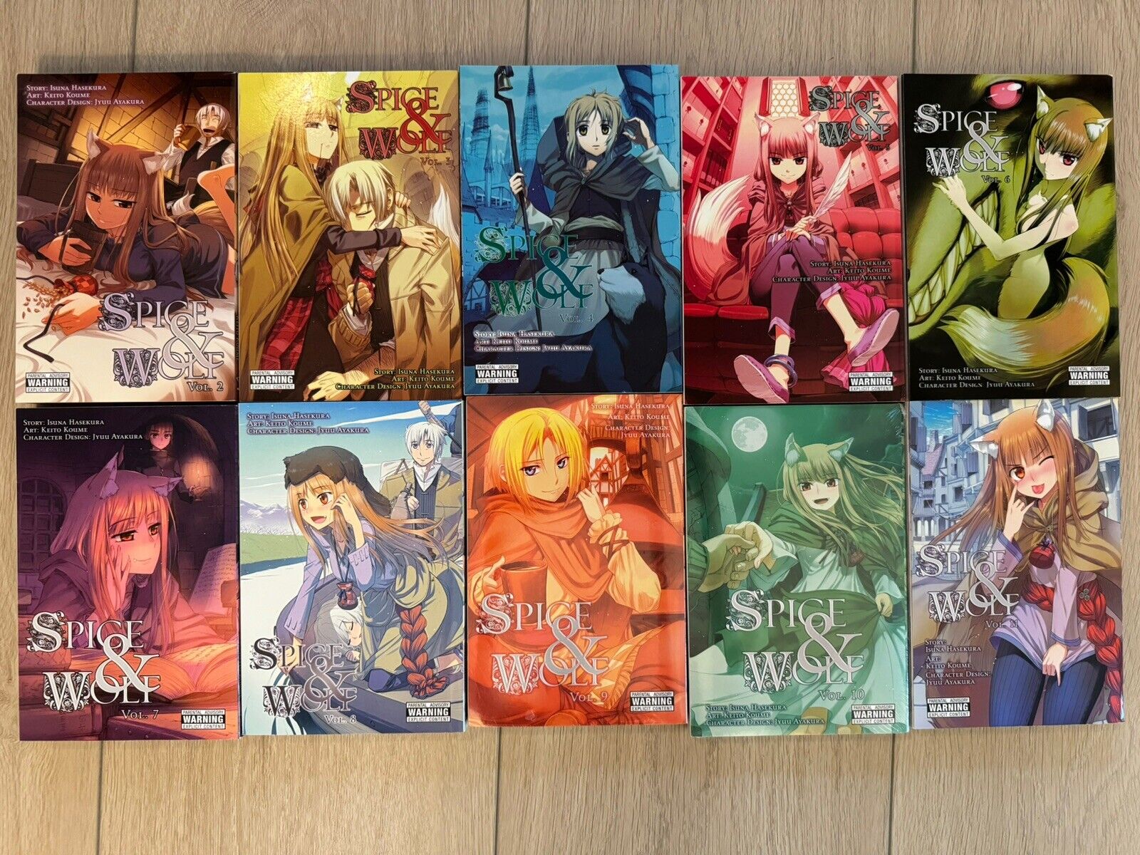 Spice and Wolf Manga Lot