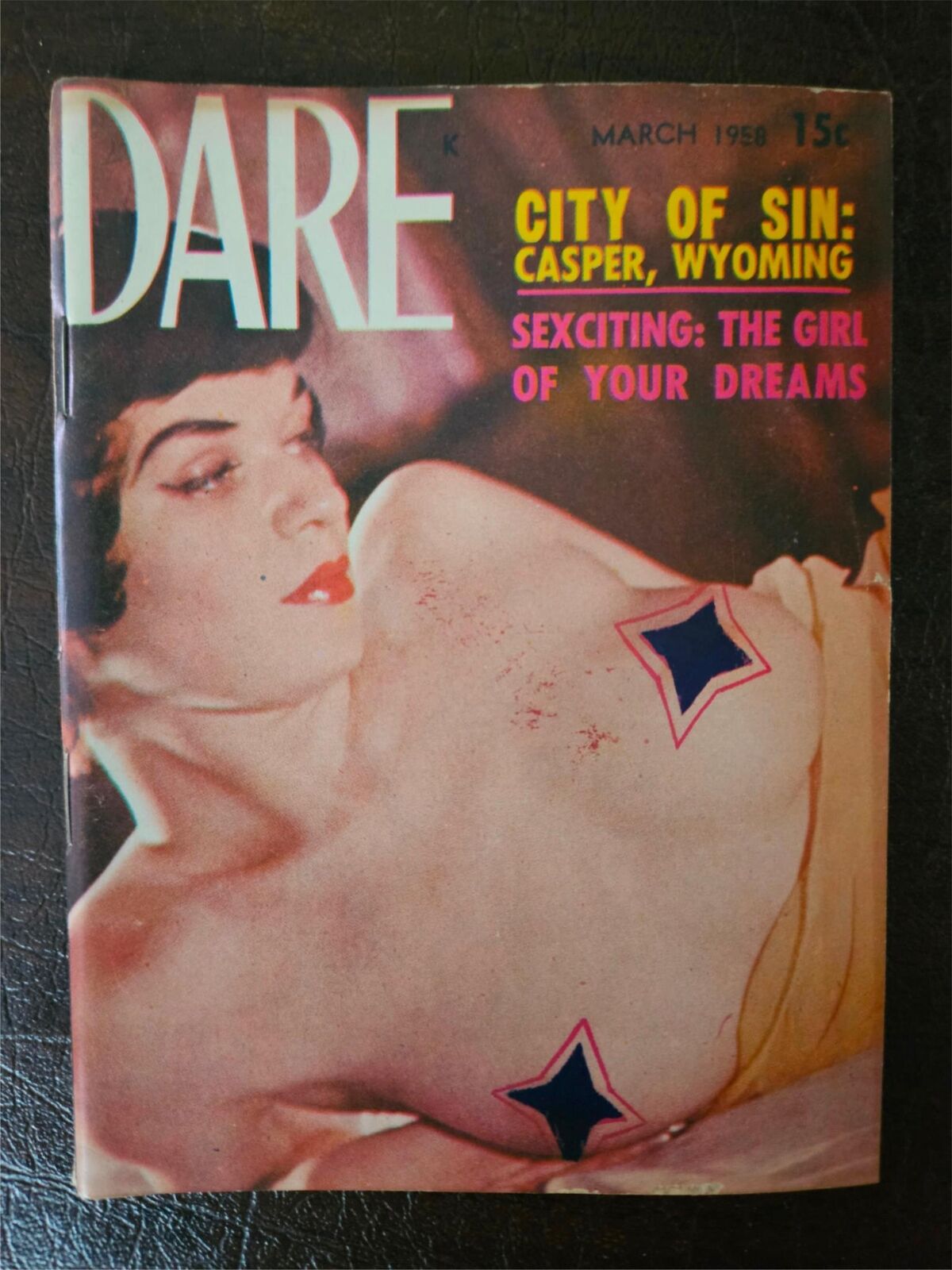 Dare magazine March 1958 pocket-size pin up Betty Henderson Rita D\'Amico VG