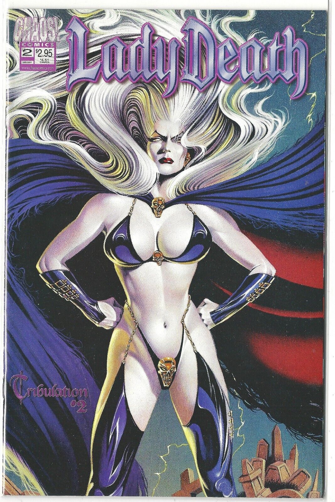 2001 Choas Comics - Lady Death Tribulation # 2 - High Grade Copy