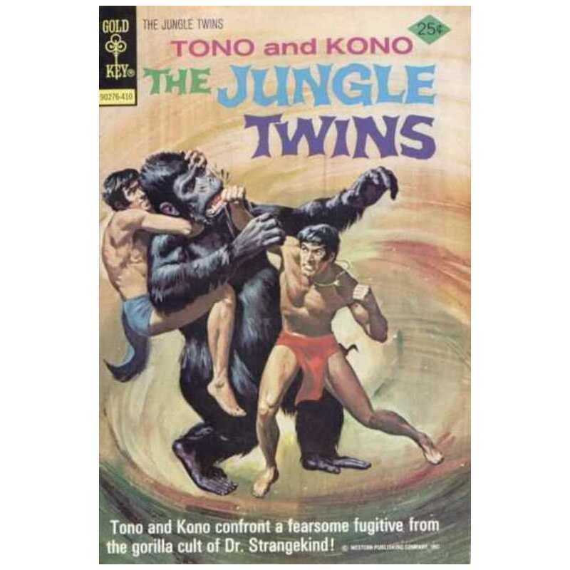 Jungle Twins #11 Gold Key comics VF Full description below [j&