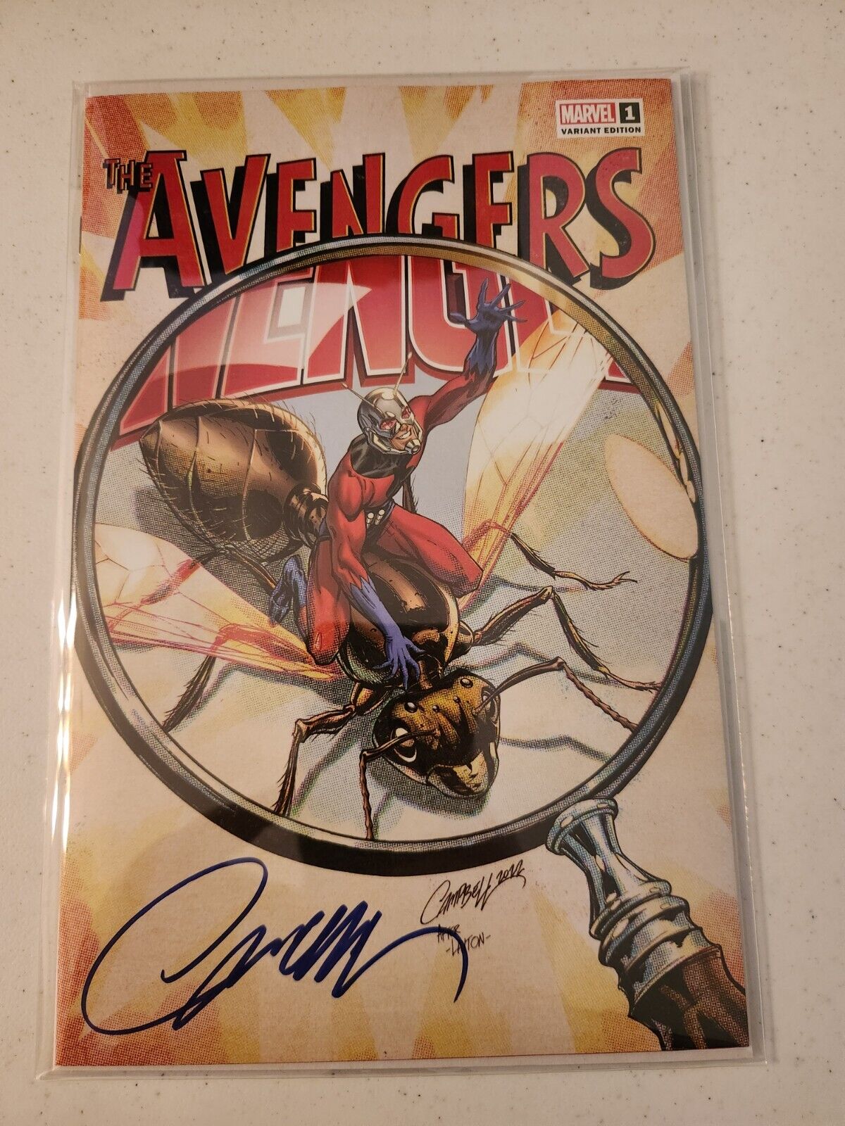 All-Out Avengers #1 (Nov 2022, Marvel) Signed J. Scott Campbell, Variant Cover A