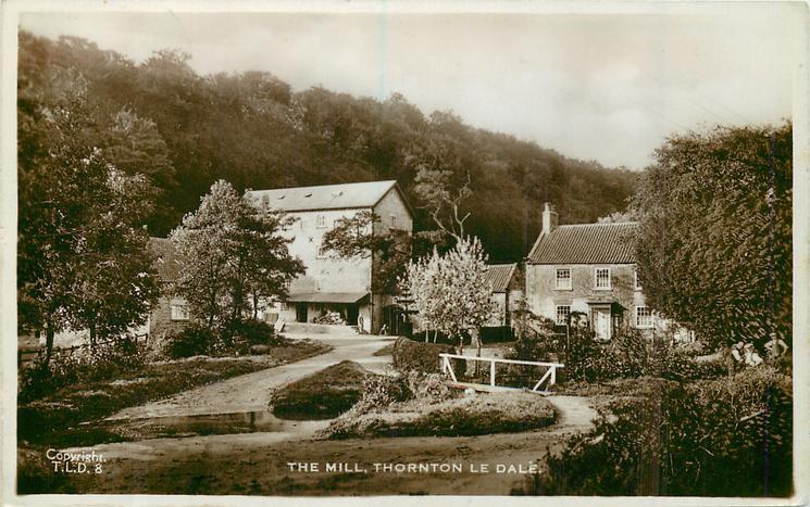 Thornton Le Dale Yorkshire The Mill England OLD PHOTO