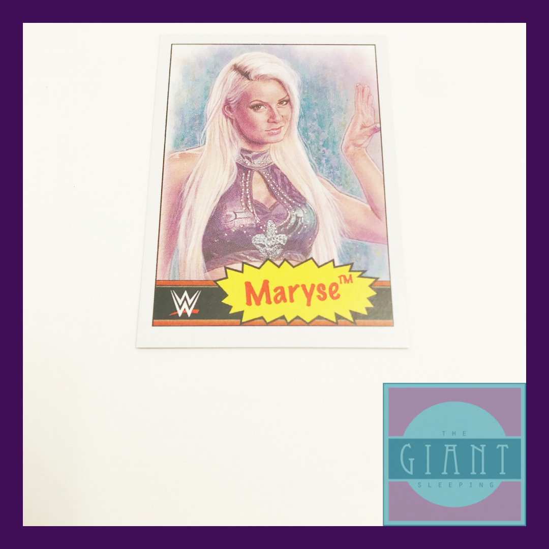 2021 Topps Exclusive WWE Living Set Maryse #4 Pro Wrestling Card Online Only