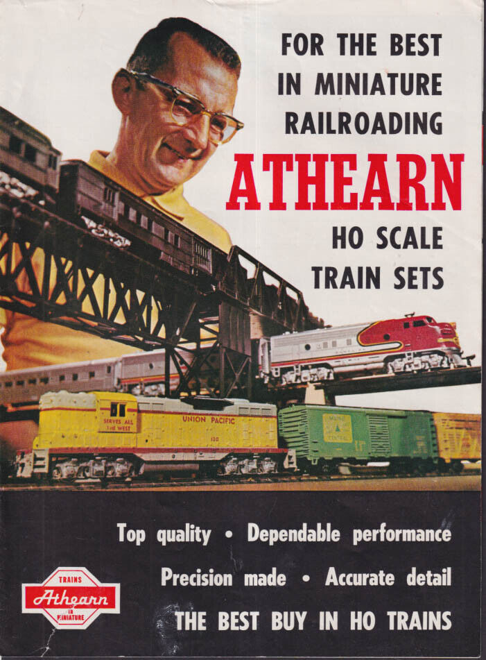 Athearn HO-Gauge Electric Train Catalog c 1960 steam diesel freight passenger &c
