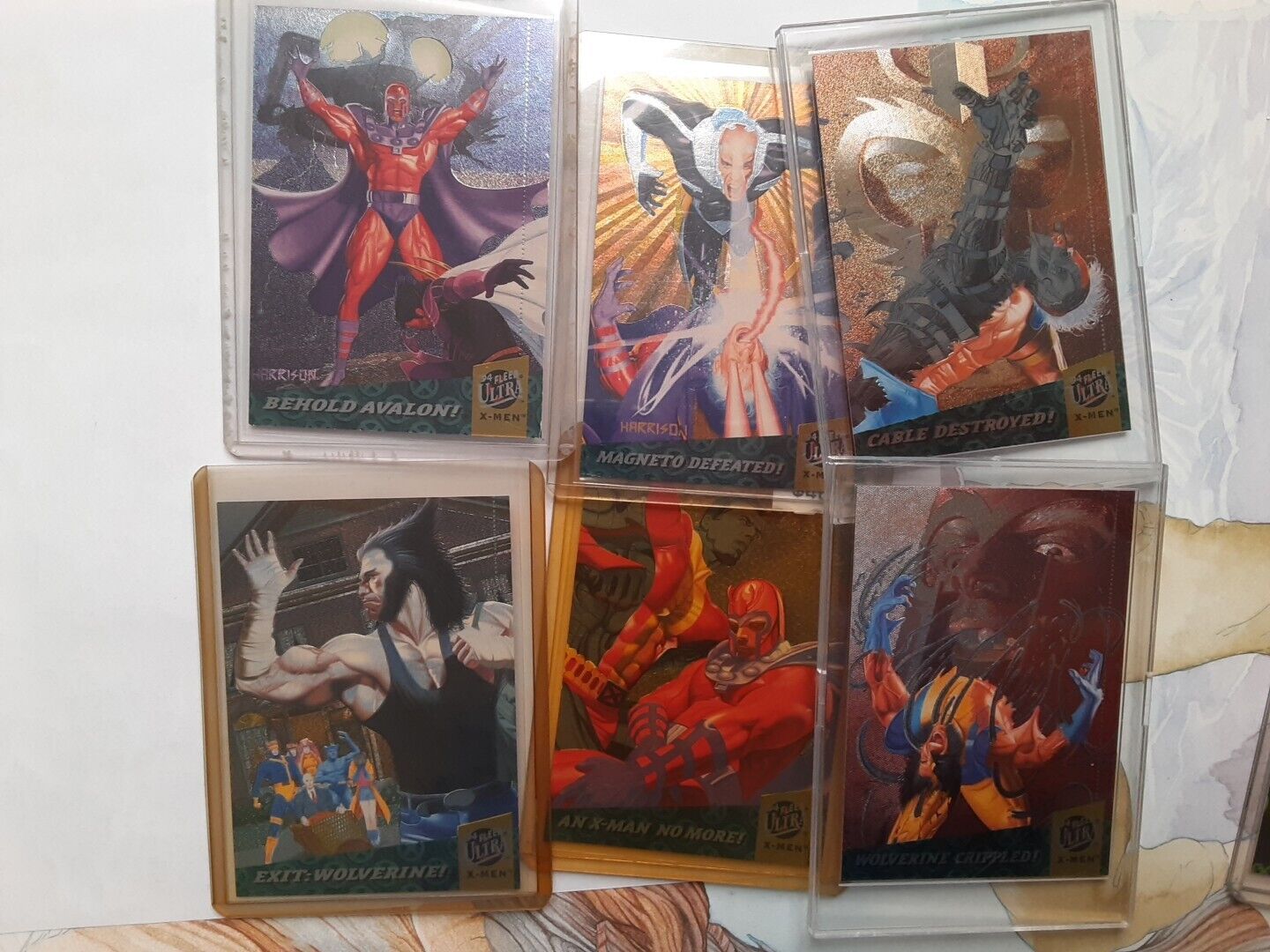 1994 Fleer Ultra X-Men - Fatal Attractions - Complete Set - 6 Cards