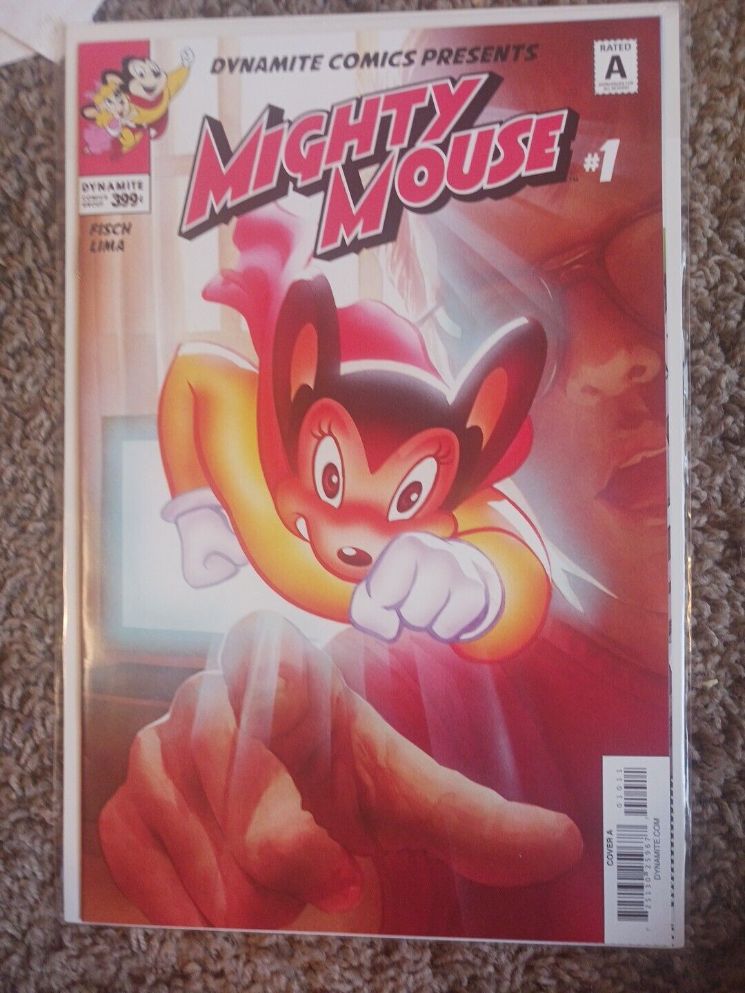 MIGHTY MOUSE #1 DYNAMITE COMICS Alex Ross