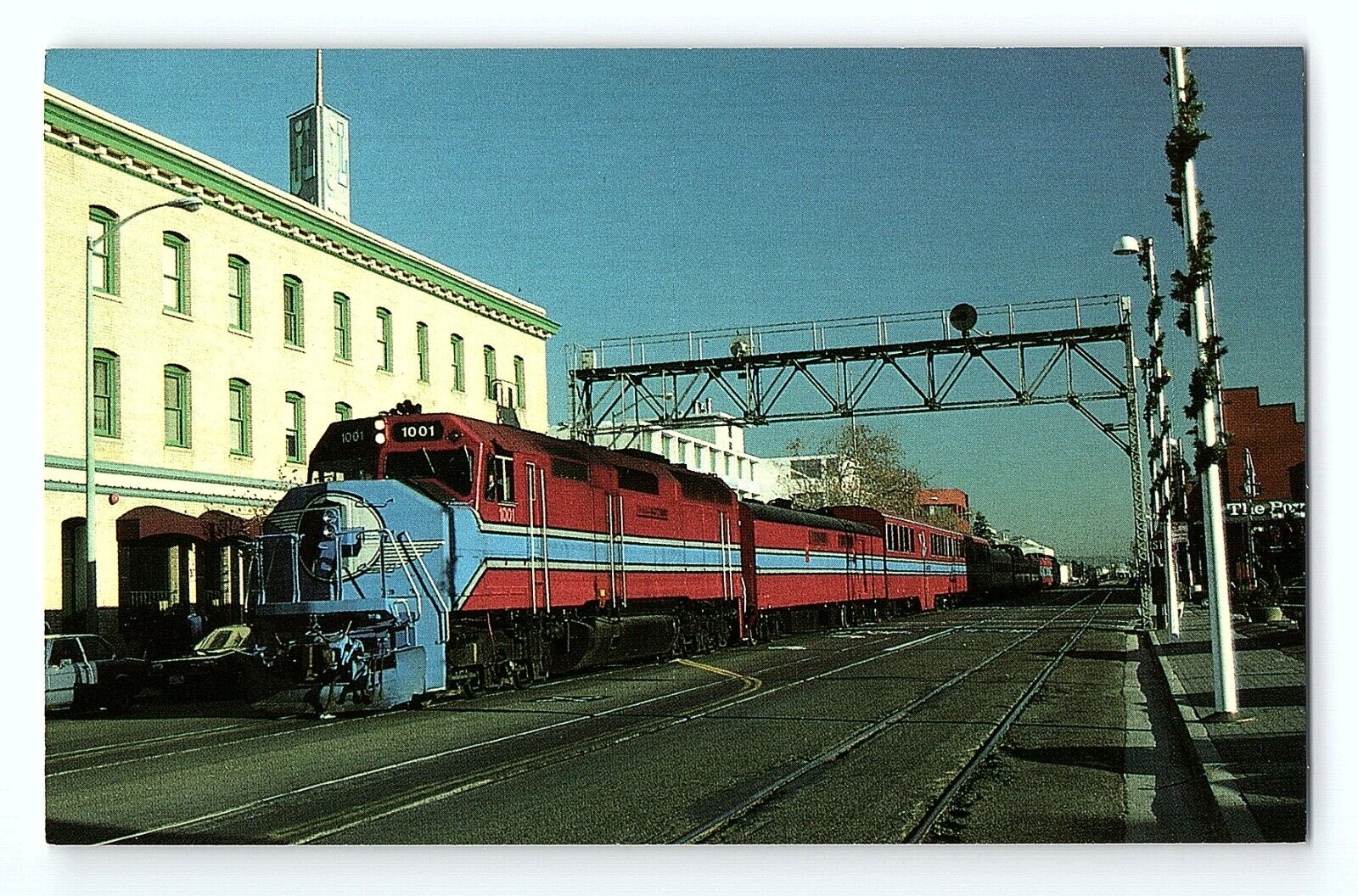 Sierra Railroad 49ER Express Locomotive 1001 Oakland California Vintage Postcard