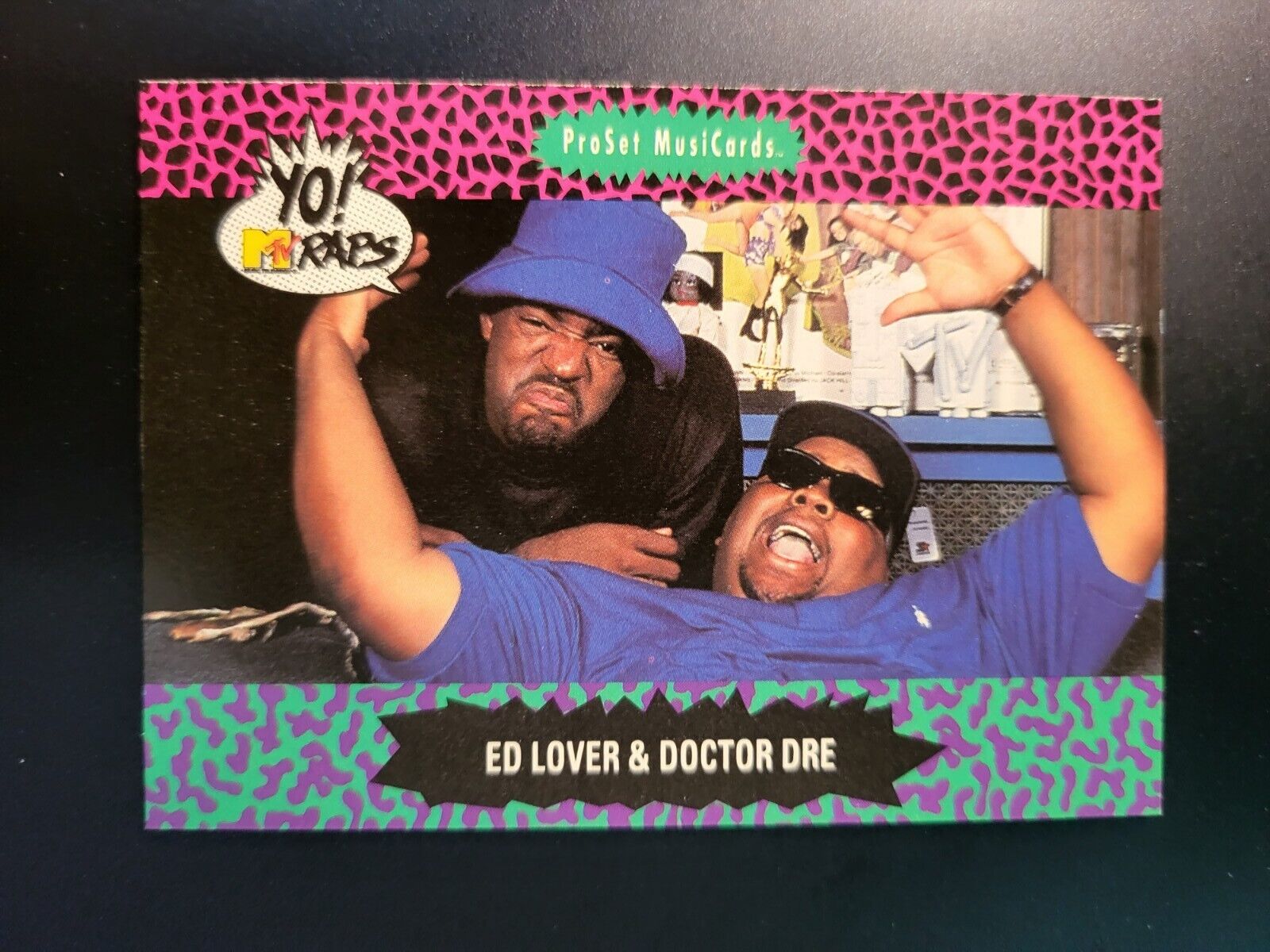 1991 ProSet MusiCards YO MTV Raps Ed Lover Dr Dre RC card #118