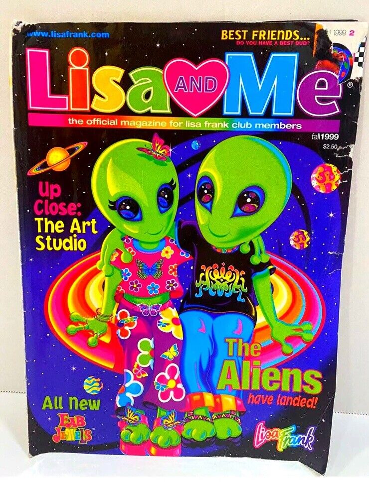 The Aliens Have Landed 1999 Lisa Frank Announcement Rare