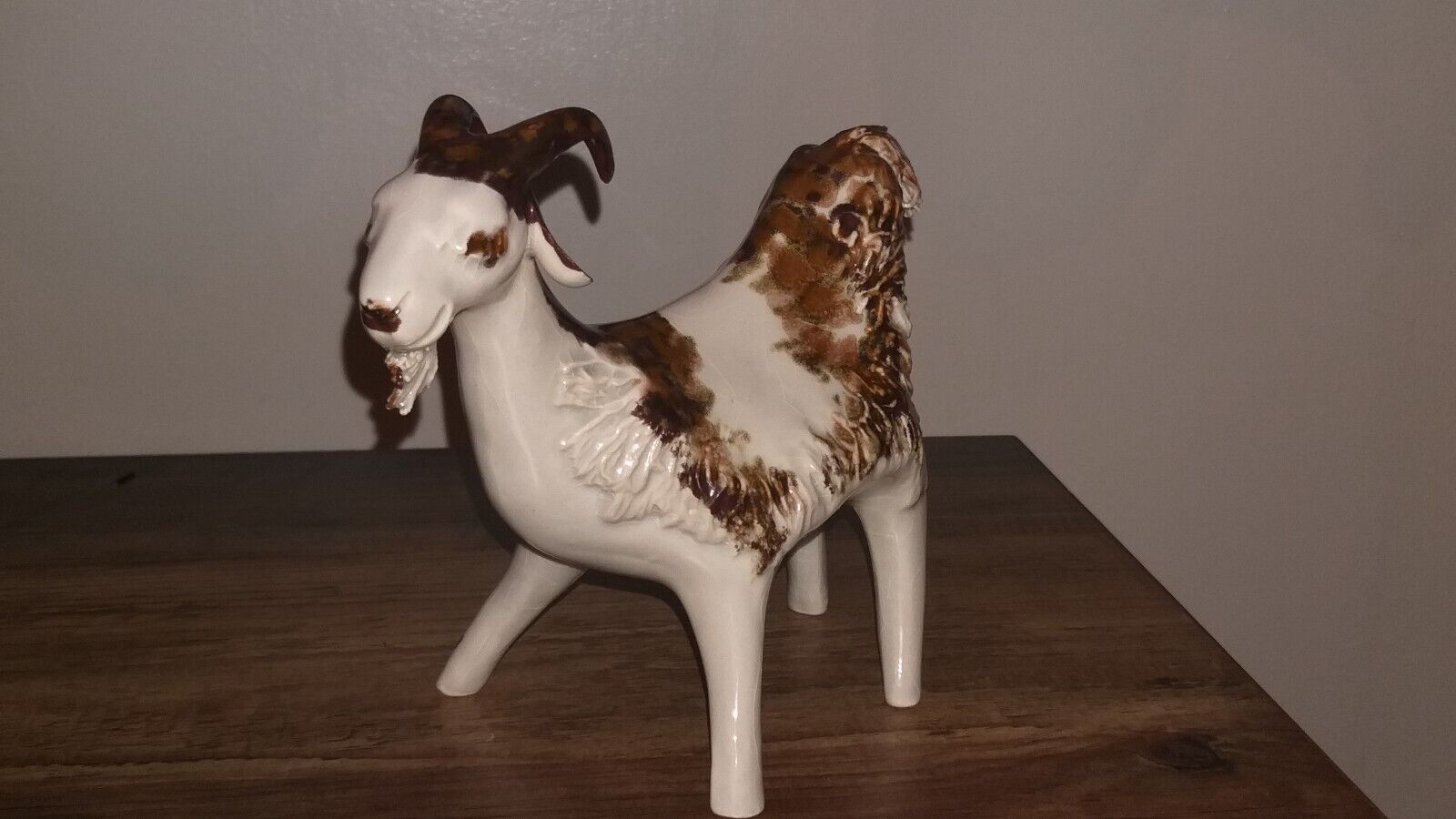 The perfect gift - a rare ceramic goat figurine