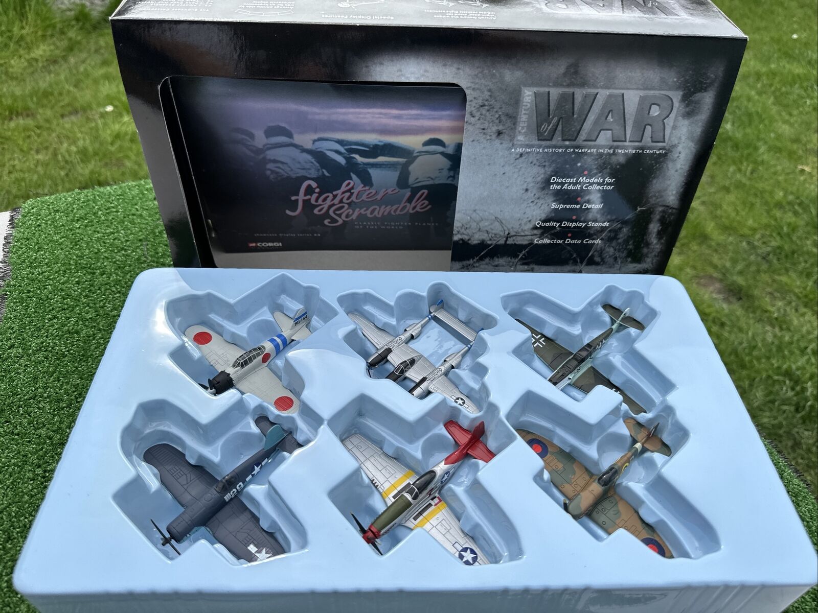 Corgi Showcase Collection ‘Fighter Scramble’ - WWII Aircraft X 6  CSFS01006