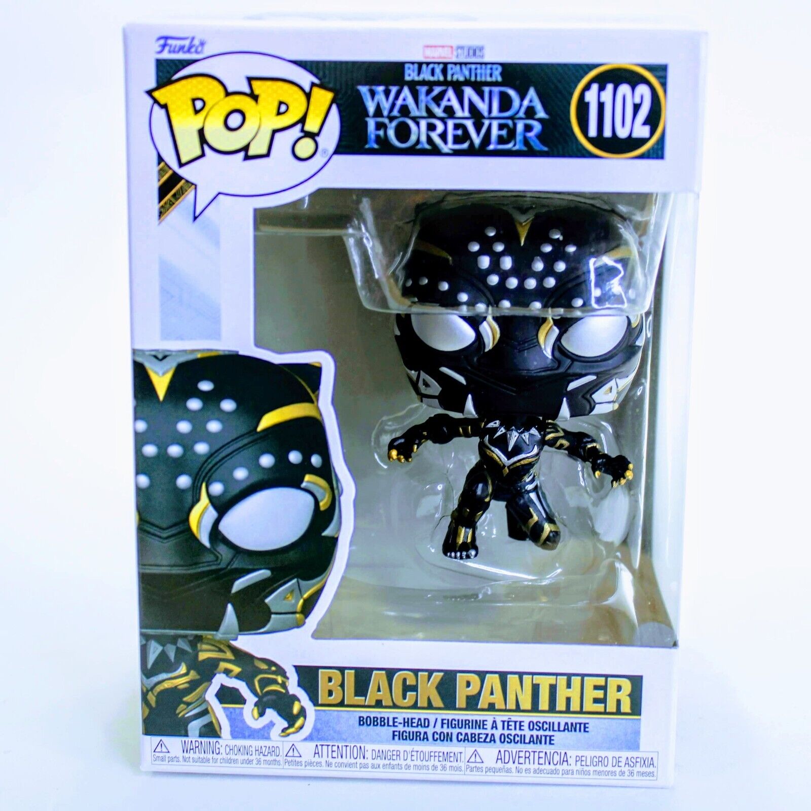 Funko Pop Marvel: Black Panther Wakanda Forever - Black Panther Figure 1102