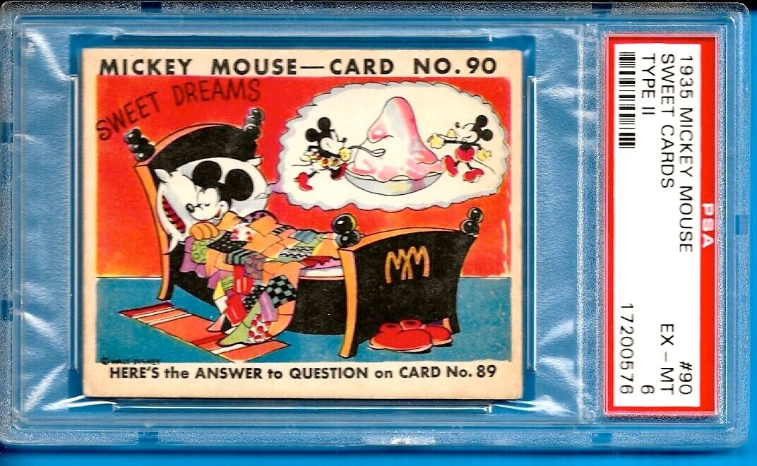 1935 R89 Mickey Mouse #90 Sweet Cards  Psa 6