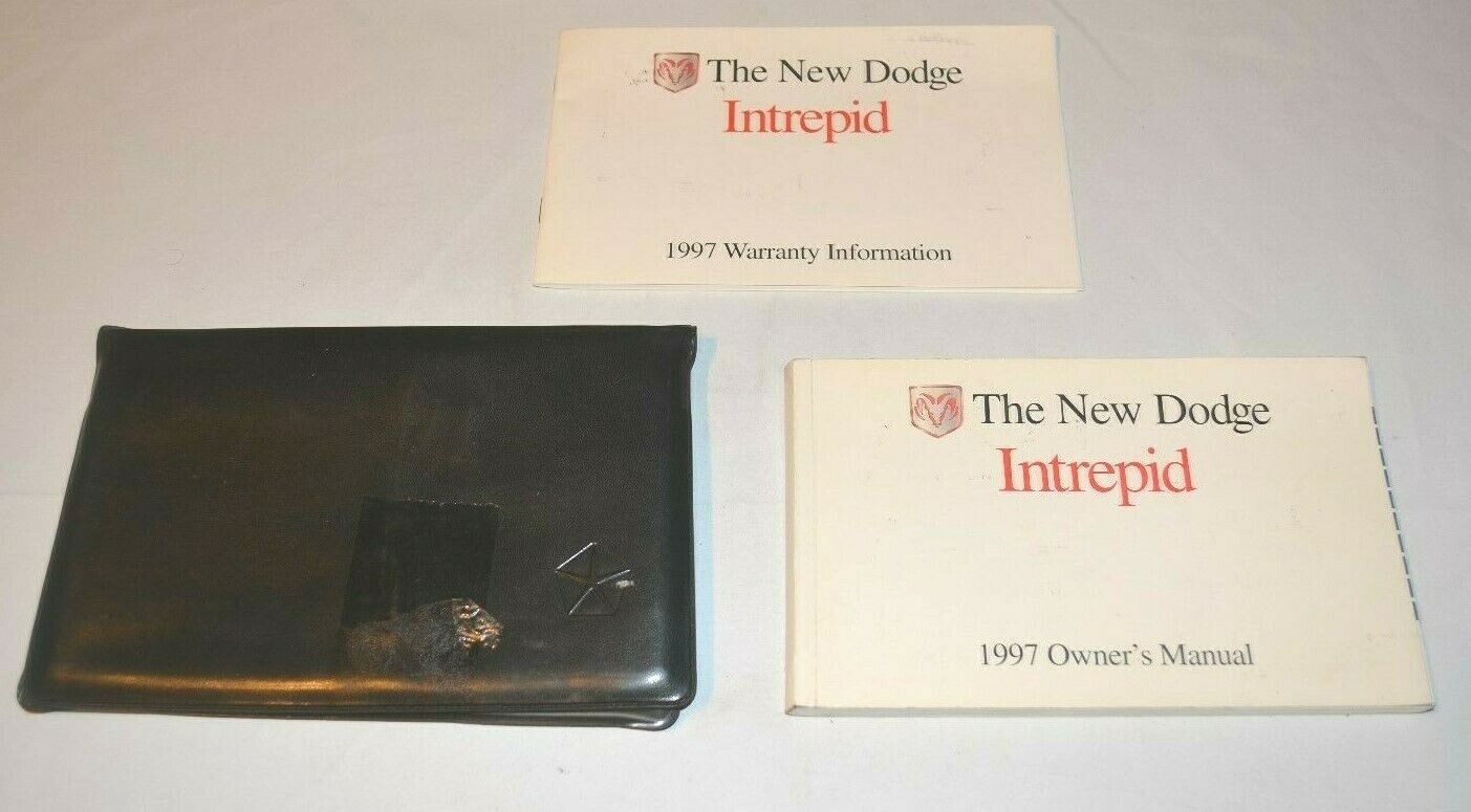 1997 DODGE INTREPID OWNERS MANUAL GUIDE BOOK SET WITH CASE OEM