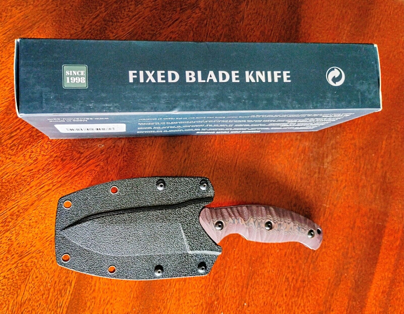 SRM Sanrenmu S745 Sandvik 14c28n Fixed Blade Knife