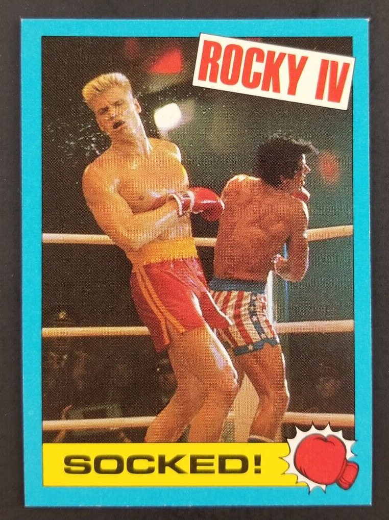 Rocky 1985 Socked Topps Card #47 (NM)