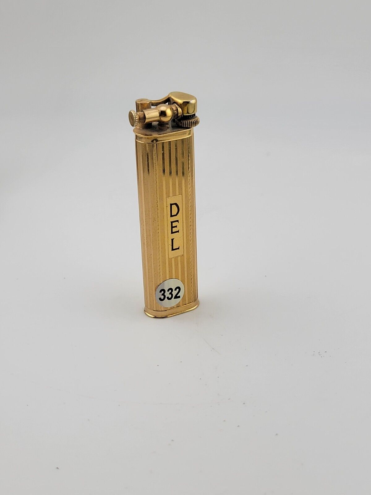 Vintage Rare DUNHILL SYLPH SILVER & GOLD Plated GAS LIGHTER. Untested.