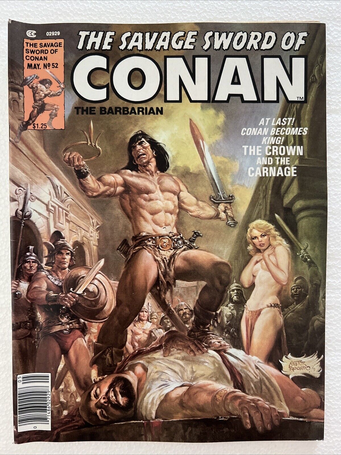 The Savage Sword of Conan #52 May 1980 Crown & Carnage Marvel Comics Comic Book 