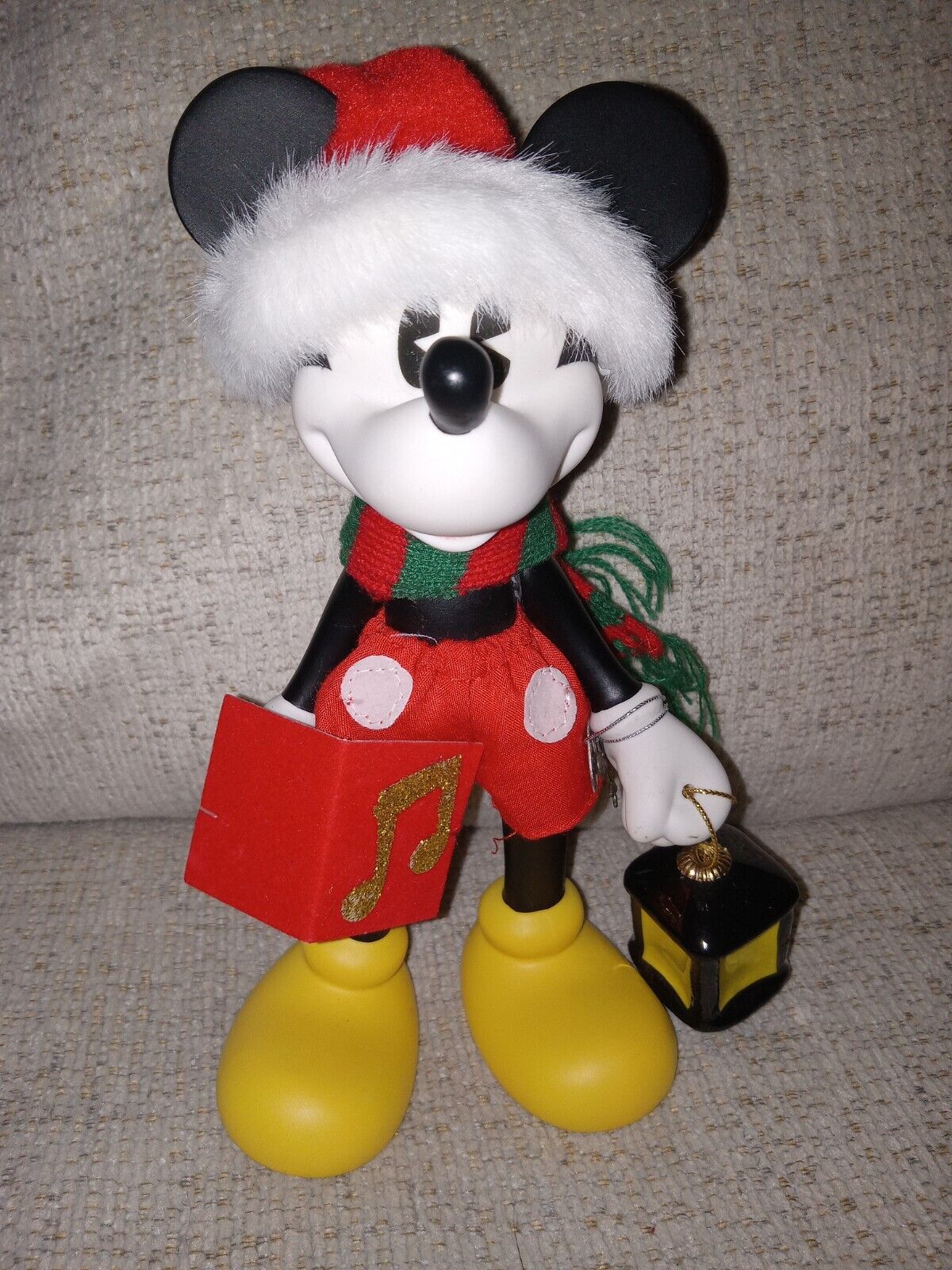2006 Brass Key Disney Holiday Mickey Mouse Porcelain Doll