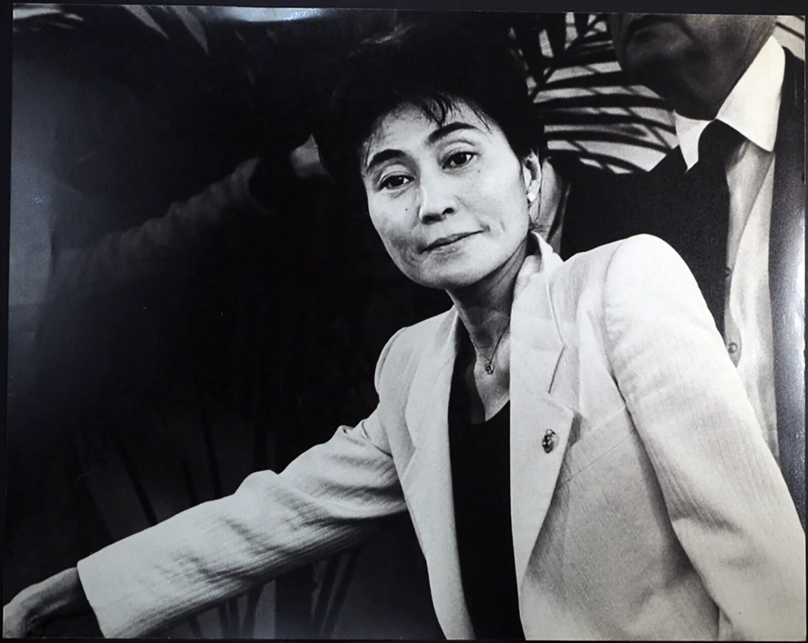 Vintage Press Photo Yoko Ono Years 80 FT 447 - print 10 5/8x14 5/8in