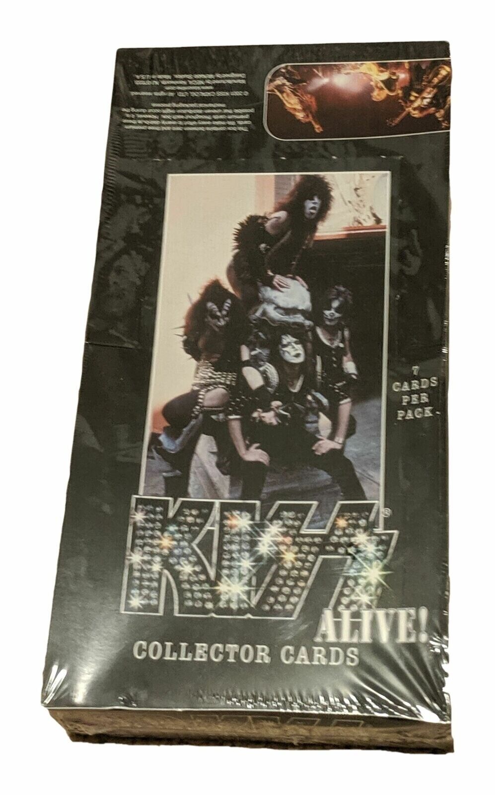 Factory Sealed 36 Pack Unopened Box 2001 KISS Alive Collector Trading Cards