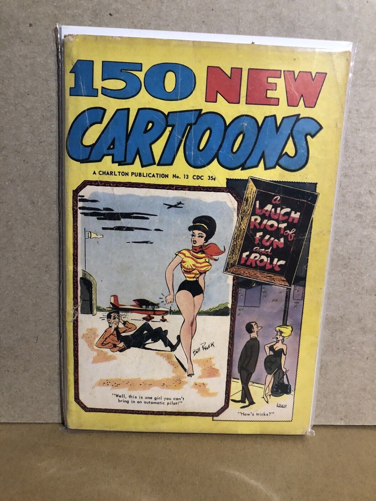 150 New Cartoons #13 1966 Charlton Comics Risqué 