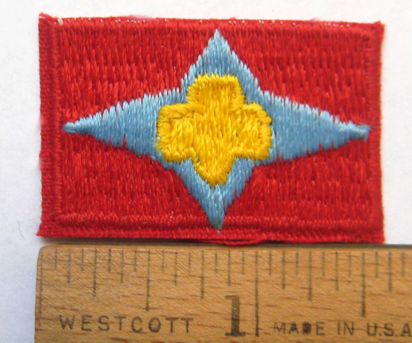 Vintage Girl Scout 1963-1980 SIGN OF THE STAR PATCH Junior Badge 6 Foundations