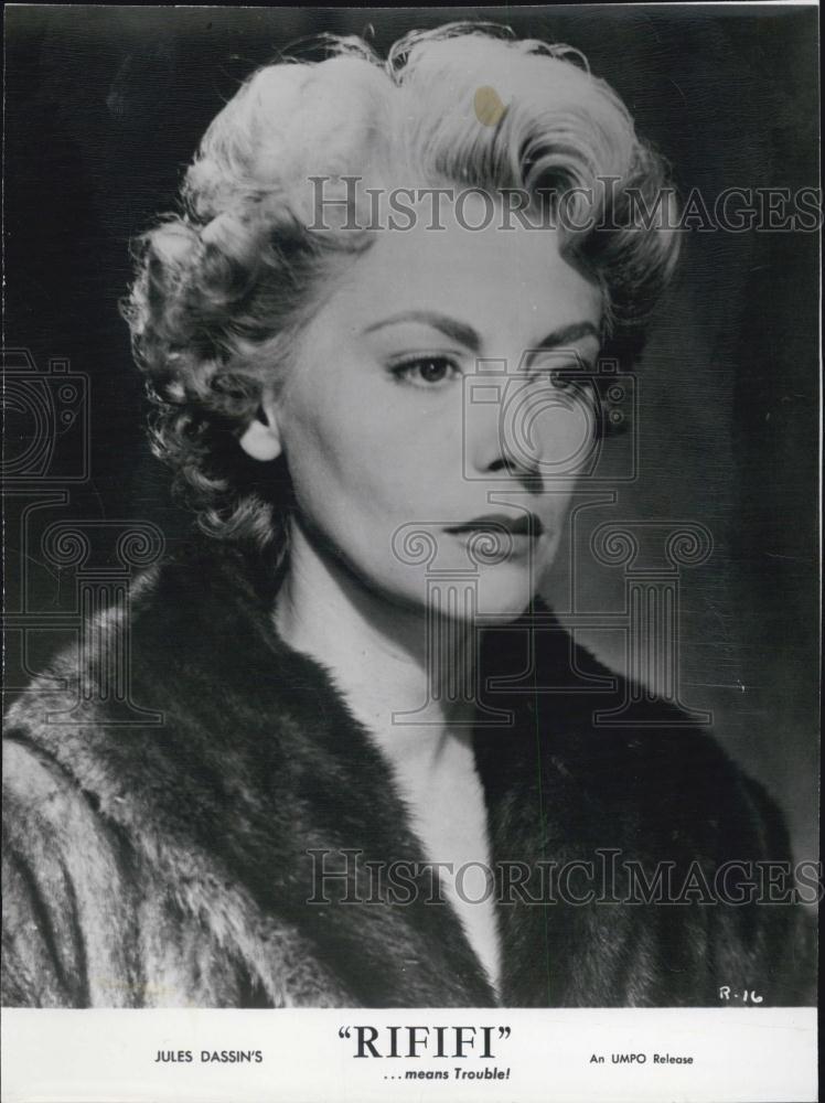 1956 Press Photo Actress, Magali Noel in 