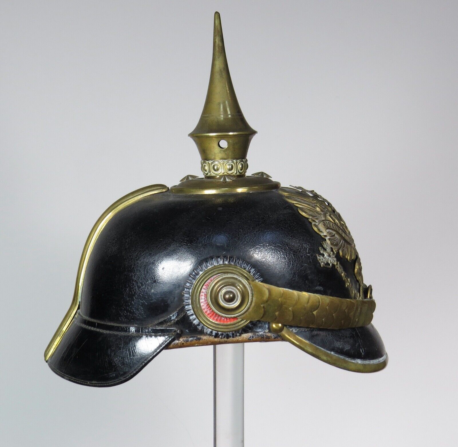Prussian Infantry Officer\'s Pickelhaube Helmet