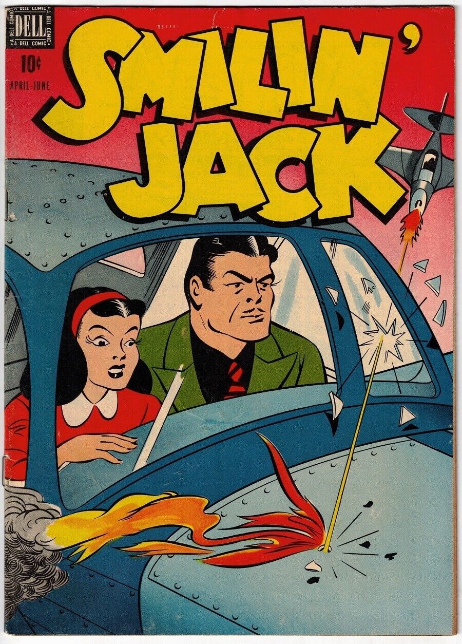 SMILIN\' JACK # 6 (DELL) (1949) ZACK MOSLEY  story & art