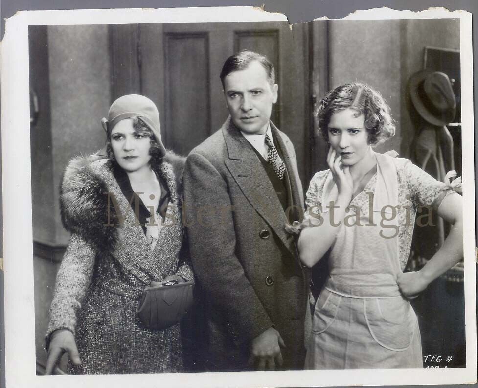 Vintage Photo 1930 Mae Clarke Wynne Gibson  Pat O\'Malley The Fall Guy