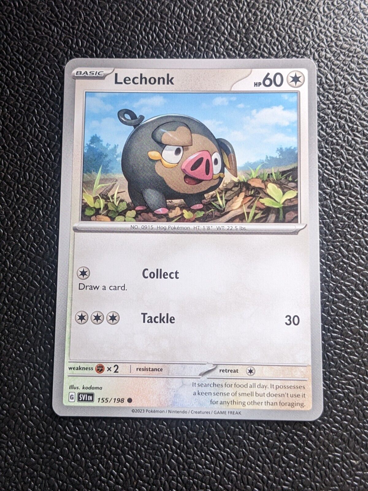 Lechonk 155/198 - 2023 Pokemon TCG - Scarlet & Violet Common