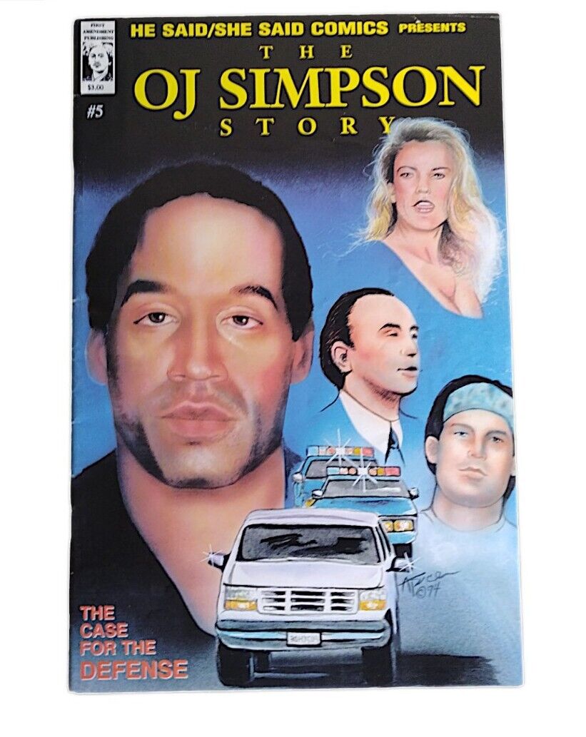 The OJ Simpson Story 5 He Said She Said Comics 1994