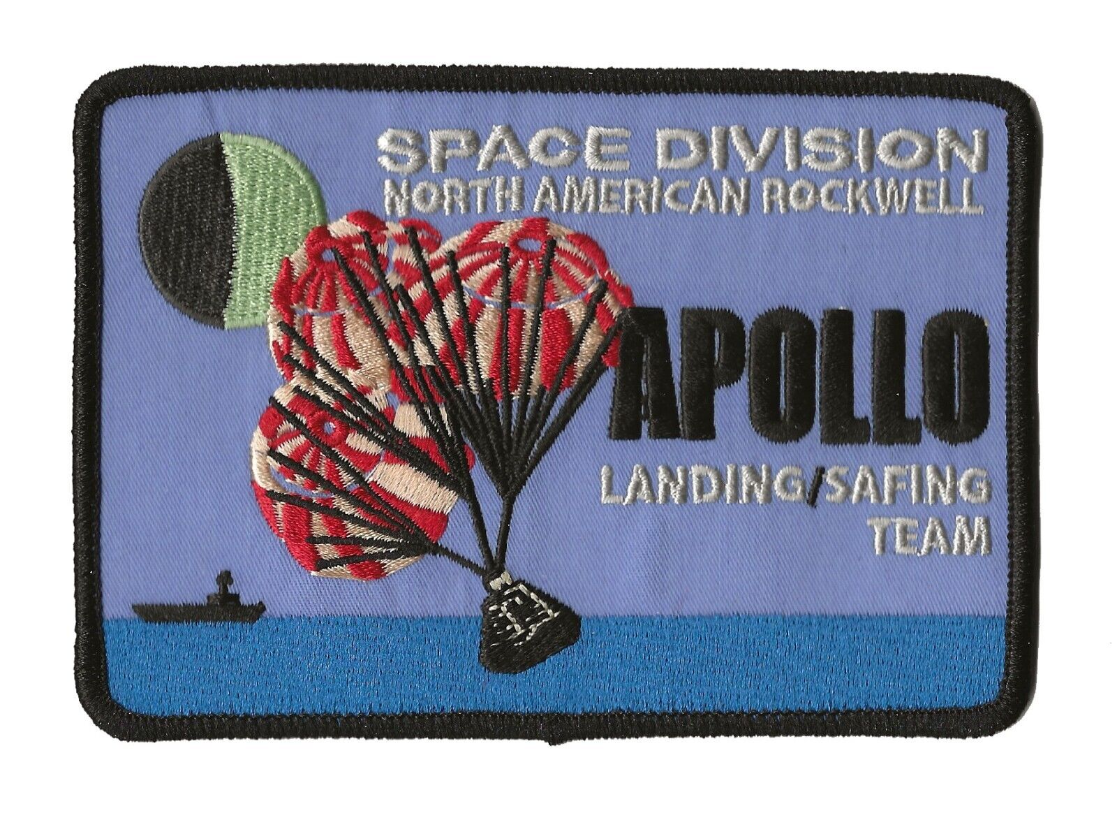 North American Rockwell Apollo Landing Safing NASA space program recovery patch