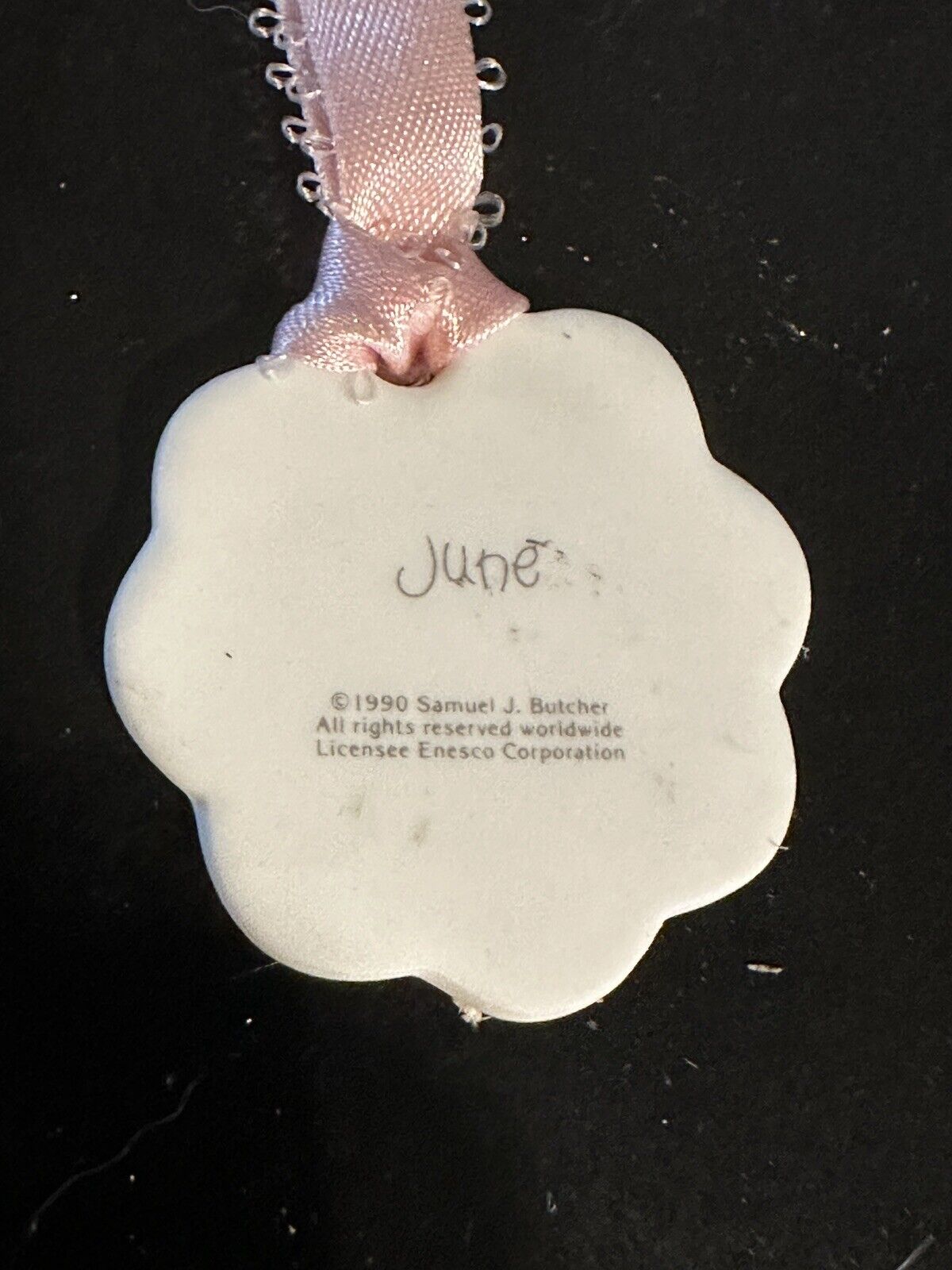 1990 precious moments month of june pendant