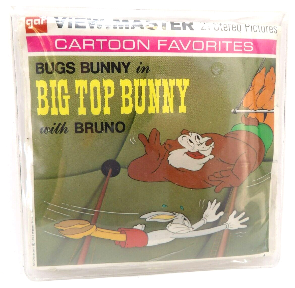 View-Master BIG TOP BUNNY Bugs Bunny  3 Discs #B 549  *NEW SEALED*