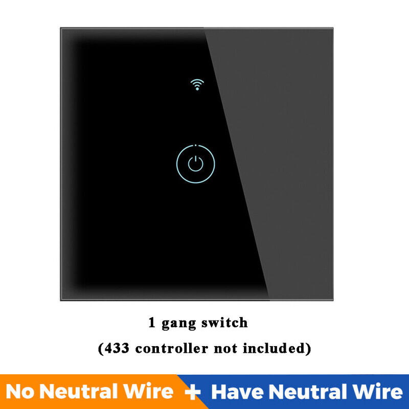 Aubess WiFi/Zigbee Smart Switch 6/8/10 Gang Light Switch Need Neutral Wire Tuy