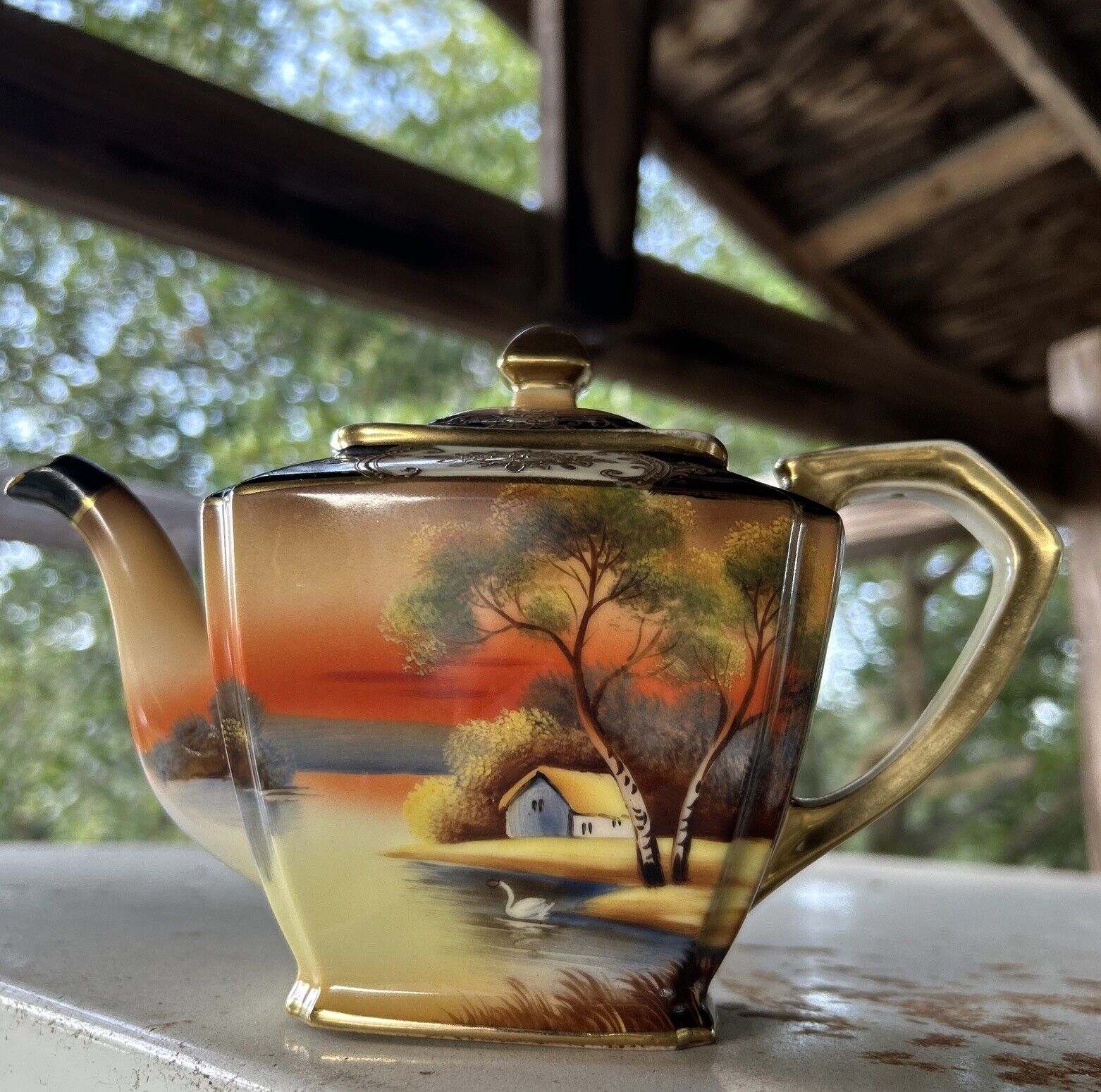 Noritake Hand painted Teapot